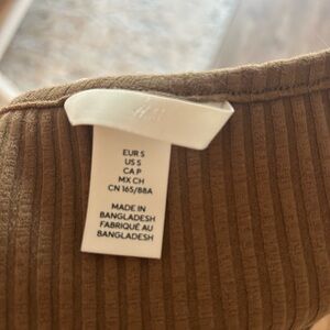 Brown body suit from H&M